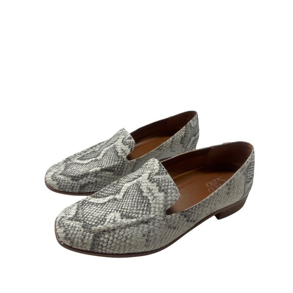 Franco Sarto Clarise2 Snake Print Leather Loafers Womens Shoes Size 8.5 slip-on - Picture 14 of 14